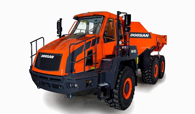 Nuova versione del dumper articolato Doosan DA30